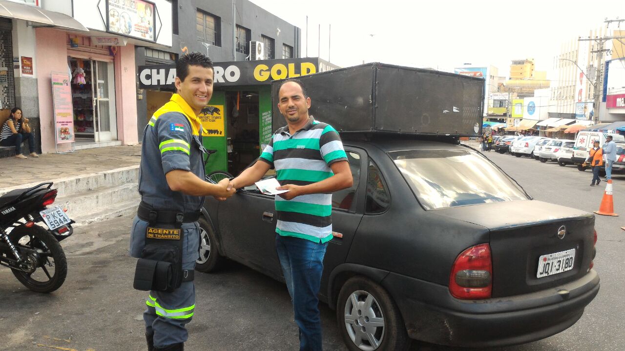 Blitz do Silêncio Atua no centro de Conquista Blog do Léo Santos