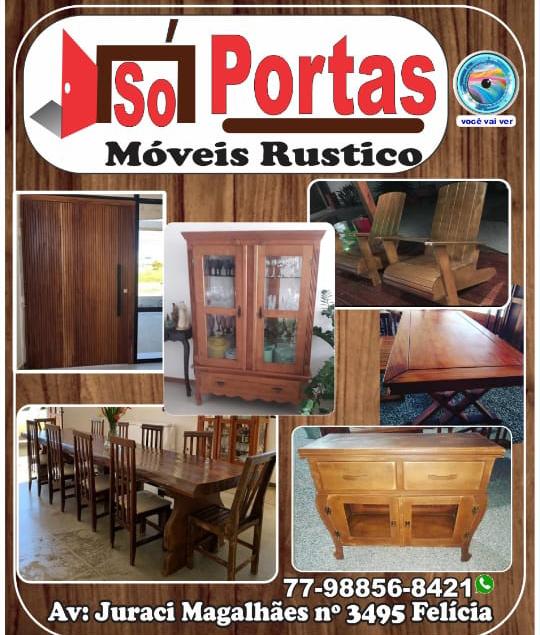 Sua melhor opção em móveis rústicosVenha conhecer a nova loja da Só